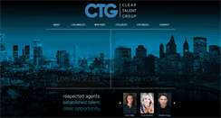 Desktop Screenshot of cleartalentgroup.com